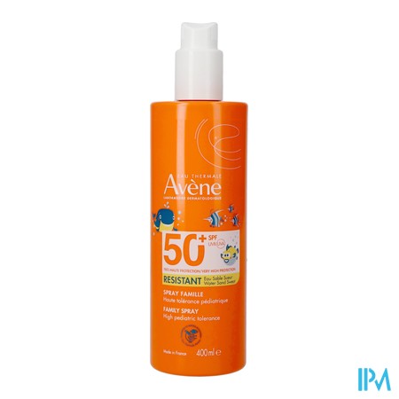 vignette AVENE SOL SPRAY FAMILLE 50+ 400ML