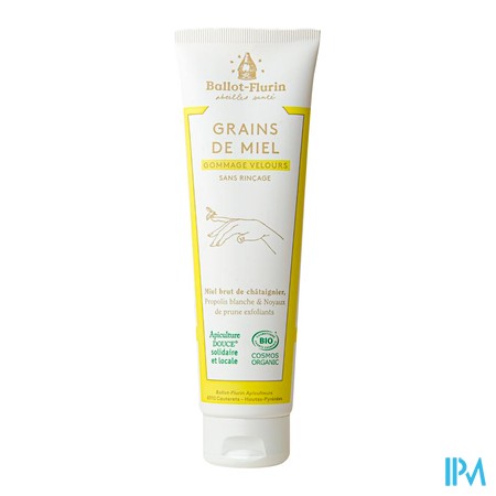 vignette BALLOT FLUR GOMMAGE GRAINS DE MIEL 150ML