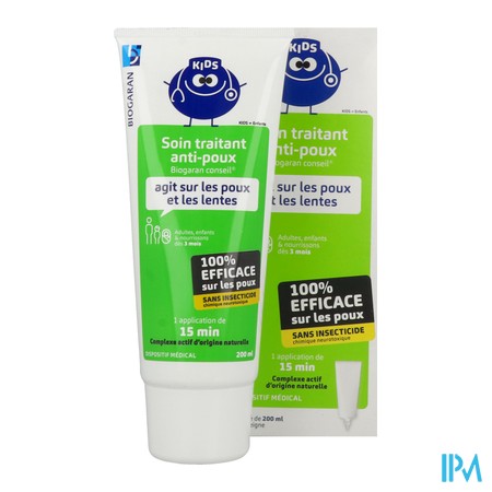 vignette BIOGARAN KIDS SOIN A/POUX 200ML