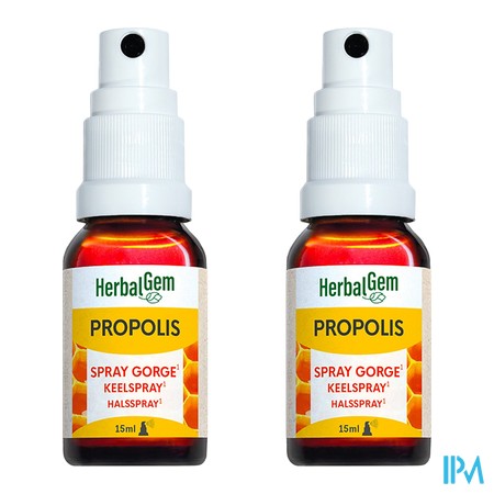 vignette HERBALGEM DUO PROPOLIS LAR SPECT BIO 15ML