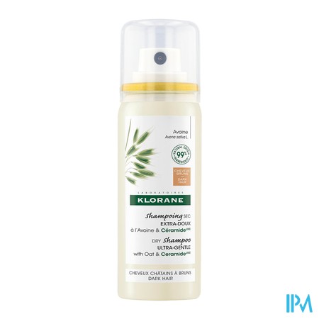 vignette KLORANE SH SEC AVOIN TEINT SPR50ML