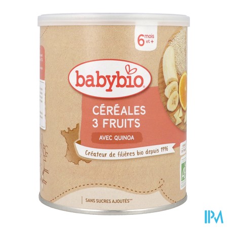 produit BABYBIO FAR CEREALE 3FRUIT 220G
