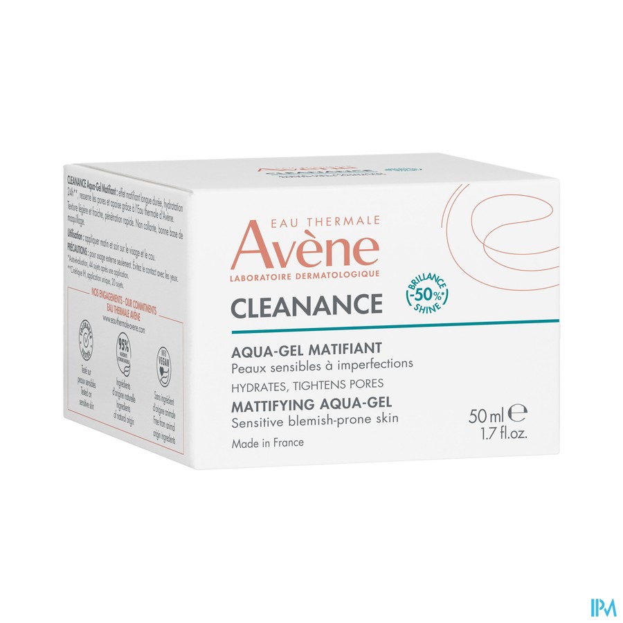 vignette AVENE CLEANANCE AQUA GEL 50ML