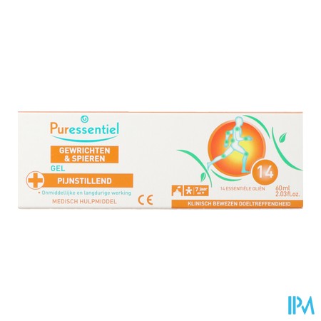 vignette PURESSENTIEL GEL ARTICUL 60ML