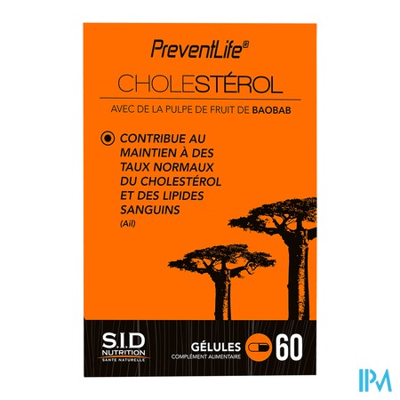 vignette SIDN PREVENTLIFE CHOLESTEROL NVEAU BTE 60