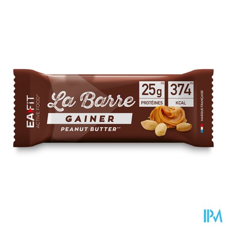 vignette EA FIT LA BARRE GAINER PEANUT BUTTER 90G