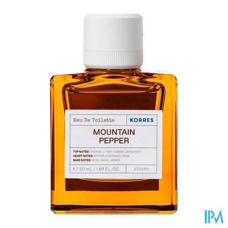 vignette KORRES EDT MOUNTAIN PEPPER 50ML