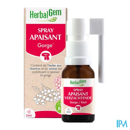 vignette HERBALGEM SPRAY GORGE APAISANT BIO 15ML