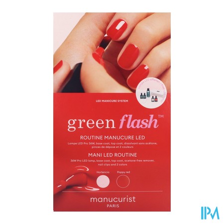 vignette MANUCURIST KIT RETAIL 36W POPPYRED/HORTEN