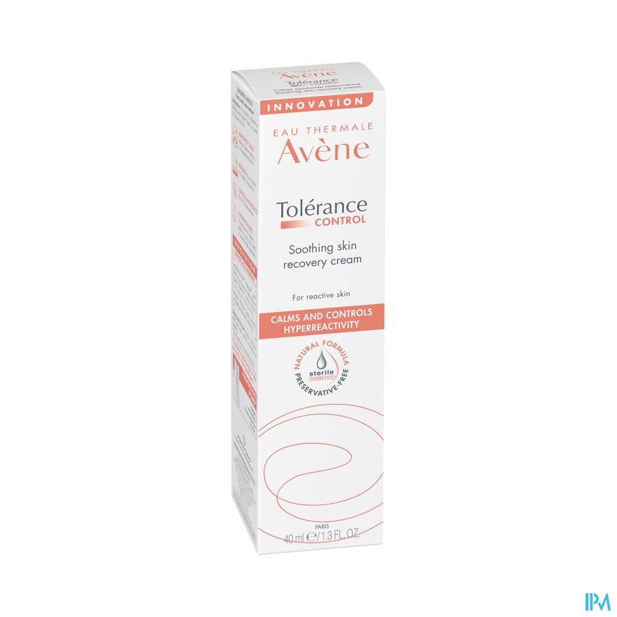 vignette AVENE TOLERANCE CONTROL CR 40ML