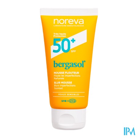 vignette NOREVA BERGASOL MOUSSE FLOUT SPF50+ 50ML