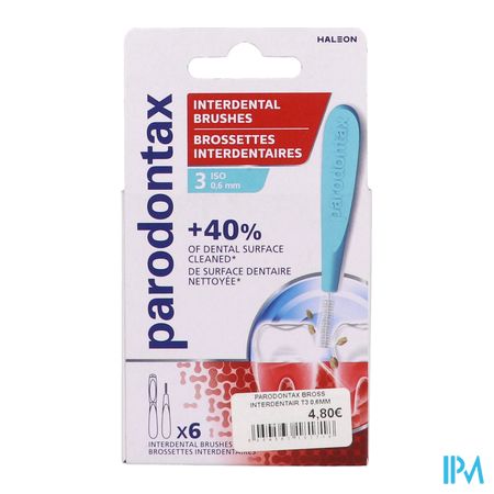 vignette PARODONTAX BROSSET INTERD 0,6MM T3