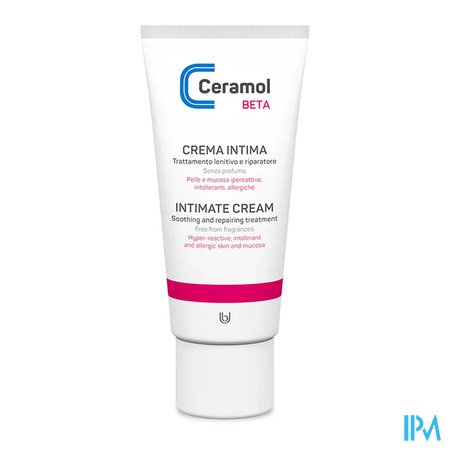 vignette CERAMOL BETA CREME INTIME 50ML