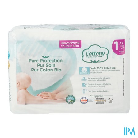 vignette COTTONY COUCHE BB T1 2-5KG 27