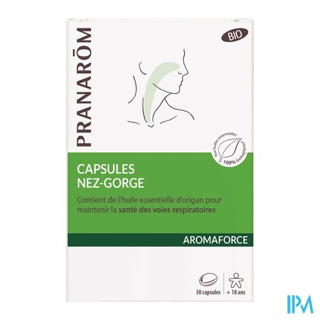 produit PRANAROM AROMAFOR NEZ/GORGE CAP30