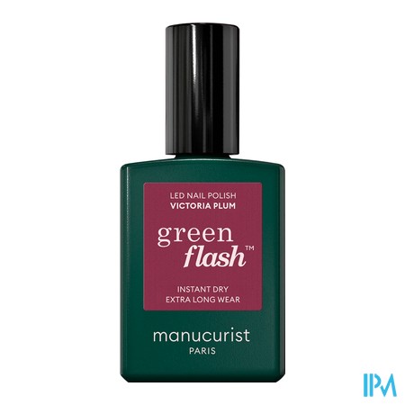 vignette MANUCURIST GREEN FLASH VAO VICT PLUM 15ML