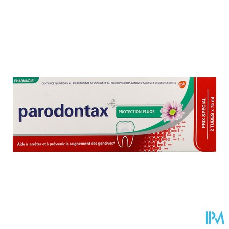 vignette PARODONTAX DENT GEL BITUBE 75ML X2
