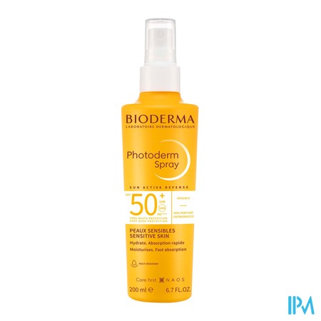 produit PHOTODERM SPF50+ SPRAY 200ML