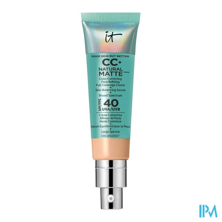 produit ITCOSM CC+ NATURAL MATTE INTL 32ML LIGHT
