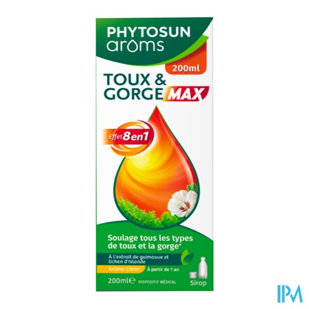 produit PHYTOSUN AROMS SIROP TOUX MAX 200ML