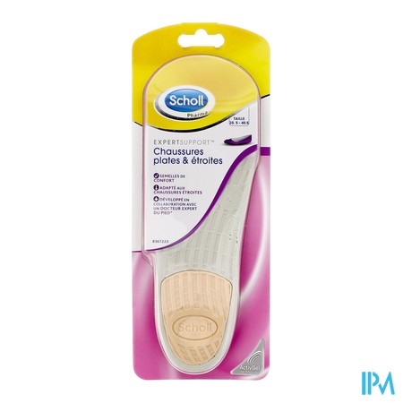 vignette SCHOLL SEMELLE PLATE ETROITE BALLERINE