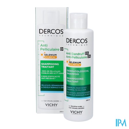 vignette DERCOS DS SH A/PEL GRAS NORM 200ML