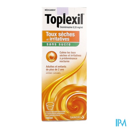 produit TOPLEXIL 0,33MG/ML SOL S/S 150ML