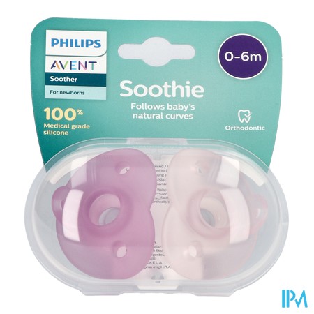vignette SUCET AVENT SOOTHIE ROSE 0-6 MOIS