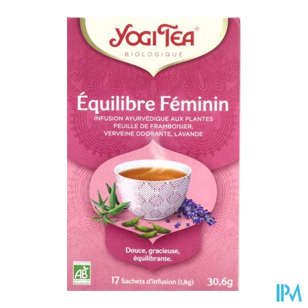 vignette YOGI TEA EQUILIBRE FEMININ 17SACH
