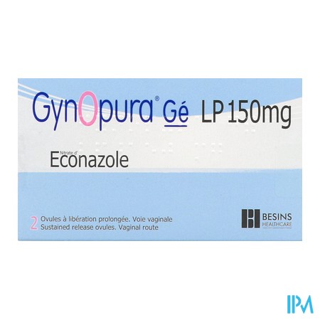 vignette GYNOPURA LP GE 150MG OVULE 2