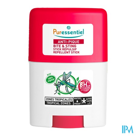vignette PURESSENTIEL STIC REPUL ZON TRO WATE 20ML