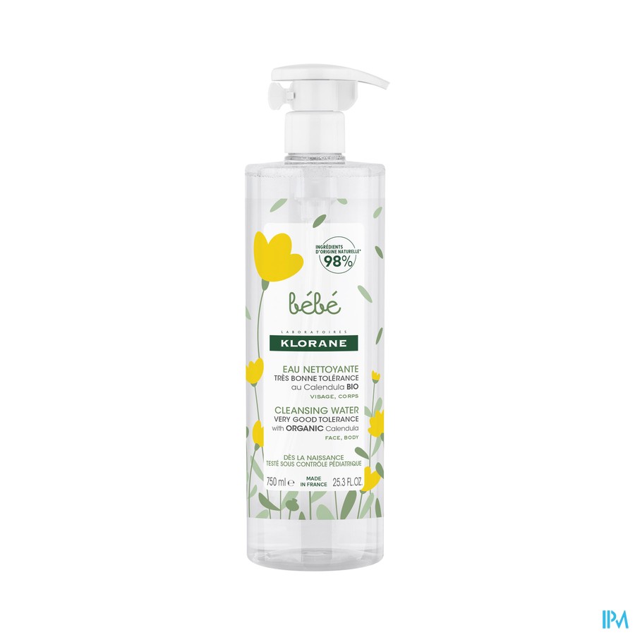 vignette KLORANE BB EAU NETT S/RINC 750ML