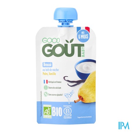 vignette GOODGOUT BRASSE POIRE VANILLE 90G