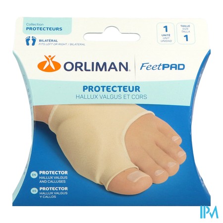 vignette PROTEC OIGN/COR HAL/VALG FEETPAD S