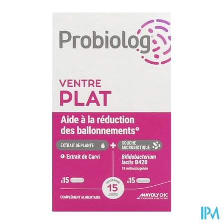 vignette PROBIOLOG VENTRE PLAT 30 GELULES