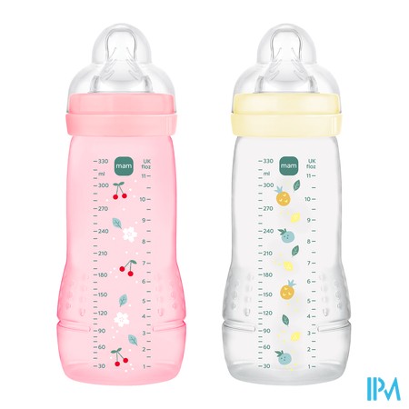 vignette MAM BIB EASY ACTIVE BERRY + PEARL 330ML