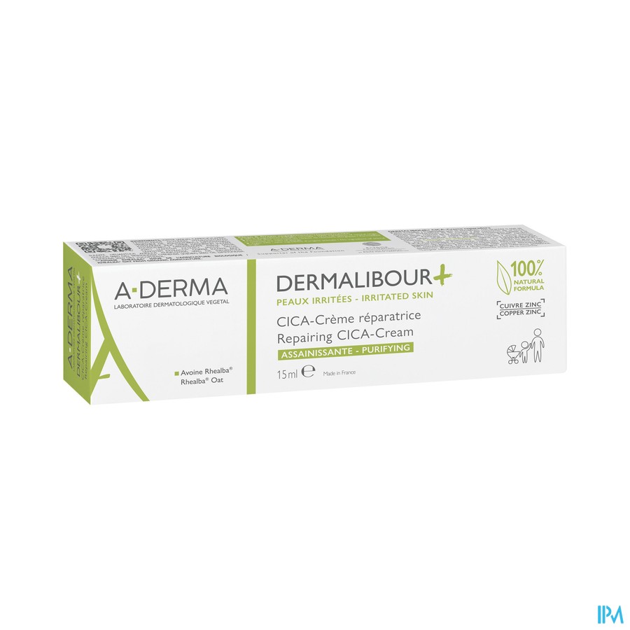 produit DERMALIBOUR + CICA CR REPARATRICE 15ML