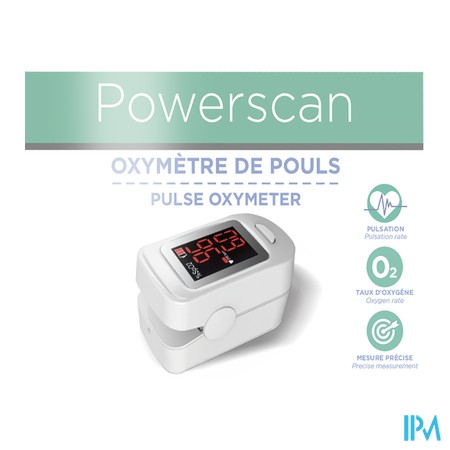 vignette POWERSCAN OXYMETRE POULS FS10C