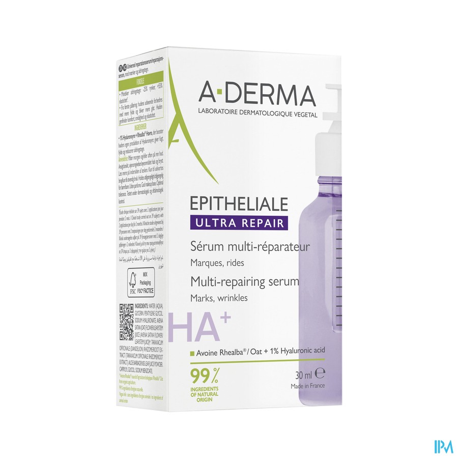 vignette A-DERMA EPITHELIALE ULT REP SER MU-RE30ML