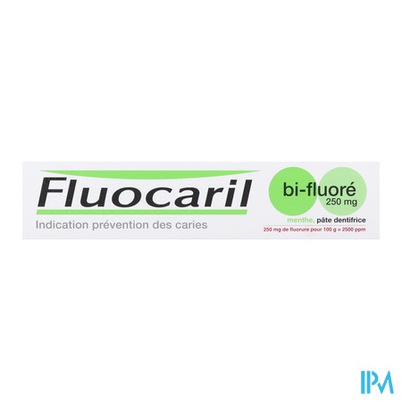 vignette FLUOCARIL 250 BIF DENT MENTHE125ML