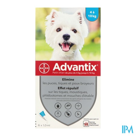 vignette ADVANTIX PETIT CHIEN PIPET1ML6