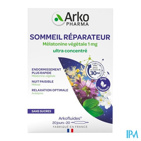 produit ARKOFLUIDES BONNE NUIT X20AMP