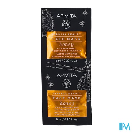 vignette APIVITA EXPRESS MASQUE VISAGE MIEL 2X8ML