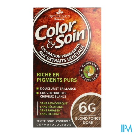 vignette 3 CHENES COLOR/SOIN BL FONC DORE6G
