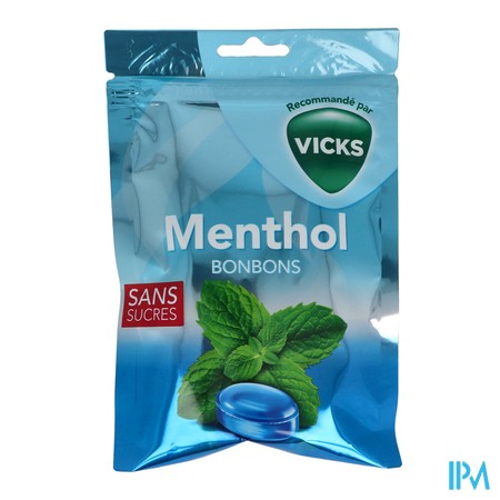 vignette VICKS BONBONS MENTHOL SS 72G