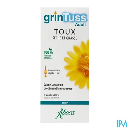 vignette GRINTUSS TOUX SIROP ADULTE 128G