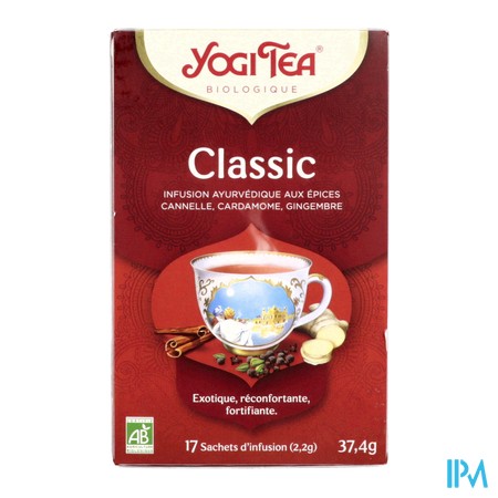 produit YOGI TEA CLASSIC 17SACH