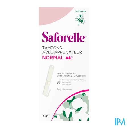 vignette SAFORELLE COTON PROT TAMPON+APPL16