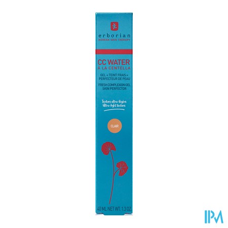 produit ERBORIAN CC WATER CLAIR 40ML