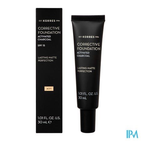 vignette KORRES CHARB FDT SPF15 30ML 1